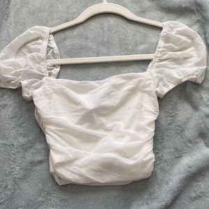 Princess Polly Babydoll Cropped Tank Top